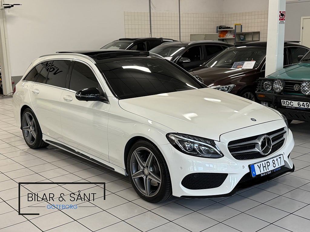 Mercedes-Benz C 250 T d 4MATIC 9G Designo Fullt Utrustad