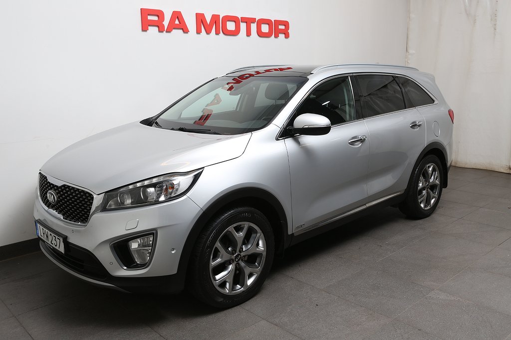 Kia Sorento 2,2 CRDi Business AWD 7-Sits Aut Pano Skinn Drag 2015