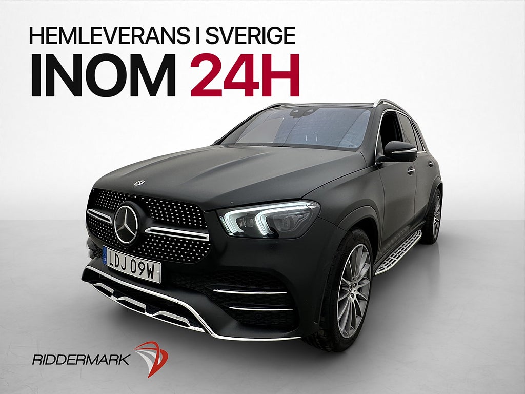Mercedes-Benz GLE 350 de 4M AMG Pano Burmester 360° Värmare