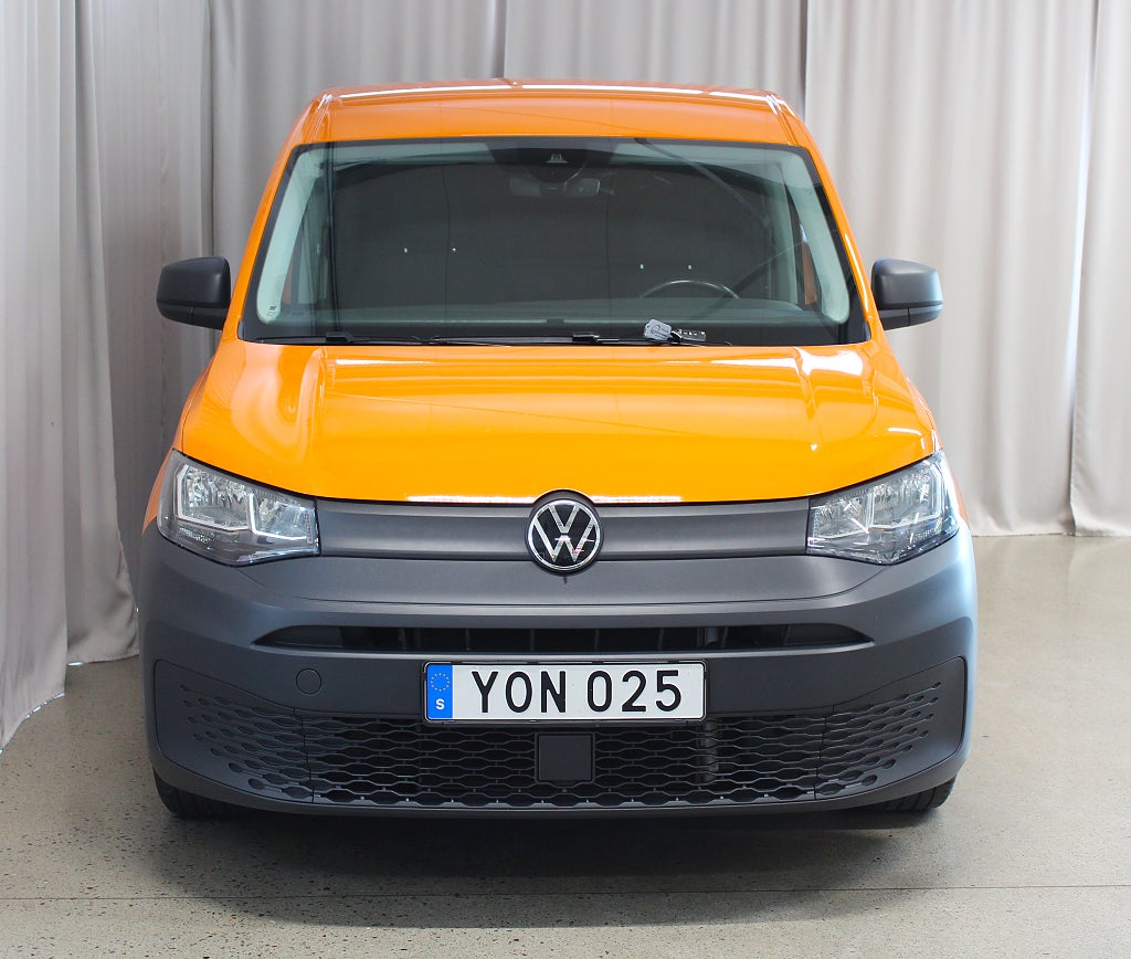 Volkswagen Caddy Cargo 2.0 TDI 122HK, Drag, Orange, S&V-hjul, MOMS