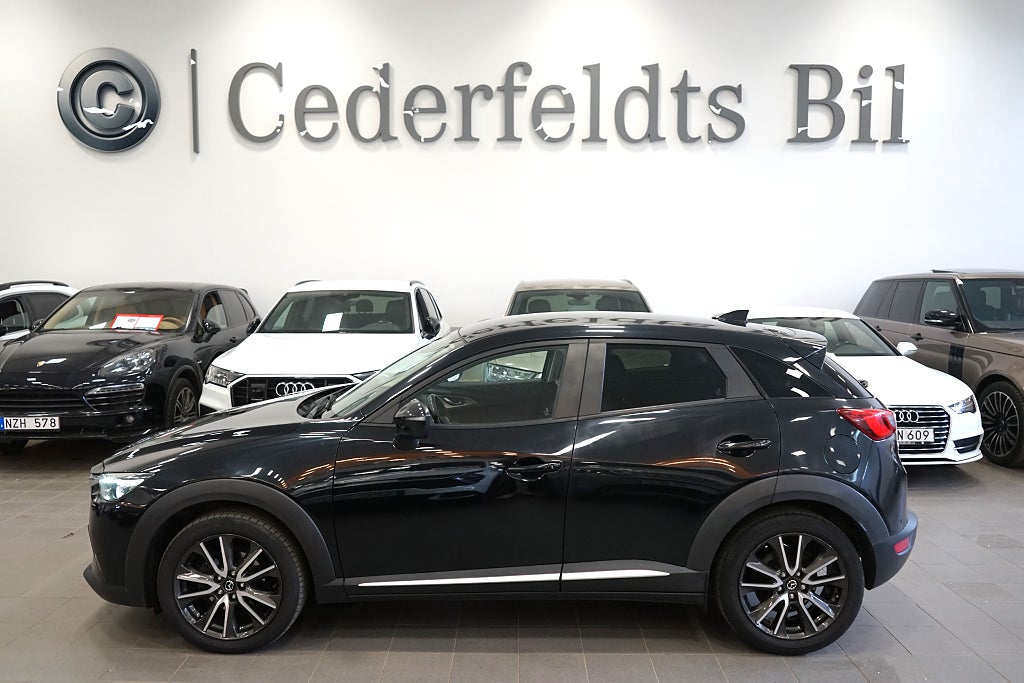 Mazda CX-3 1.5 SKYACTIV-D AWD Kamera BOSE HUD Navi Skinn SoV-hjul