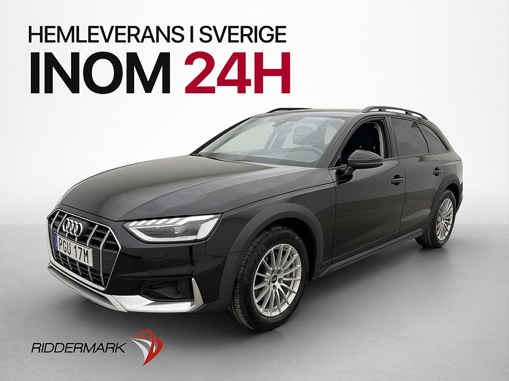 Audi A4 Allroad Q 40 TDI Cockpit Värm B&O Drag Matrix MOMS