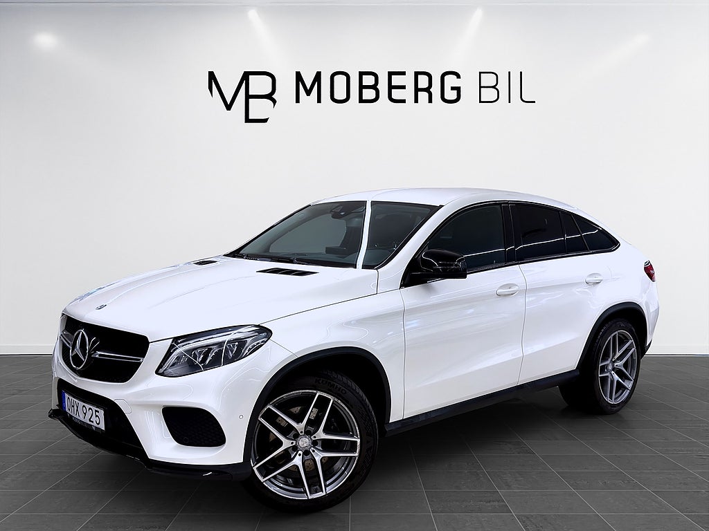Mercedes-Benz GLE 350 d 4M Coupé 258hk Helg på Moberg! AMG H/K 360 Navi