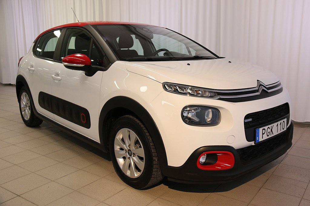 Citroën C3 1.2 VTi Manuell, 82hk, 2017