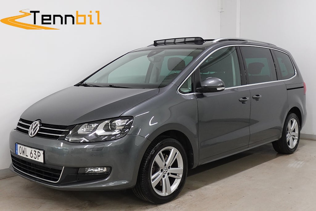 Volkswagen Sharan 7-sits 2.0 TDI Pano Drag A-Fart P-Värm Nav