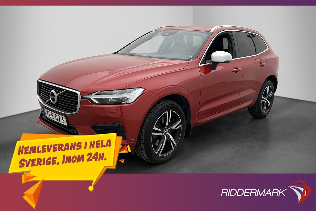 Volvo XC60 T5 AWD R-Design H/K Värmare Kamera BLIS CarPlay