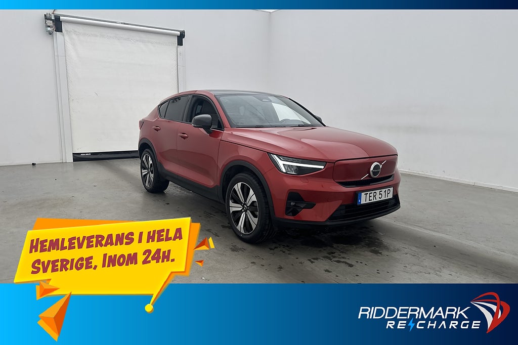 Volvo C40 Recharge Single Motor Plus Värmare Pano Kamera