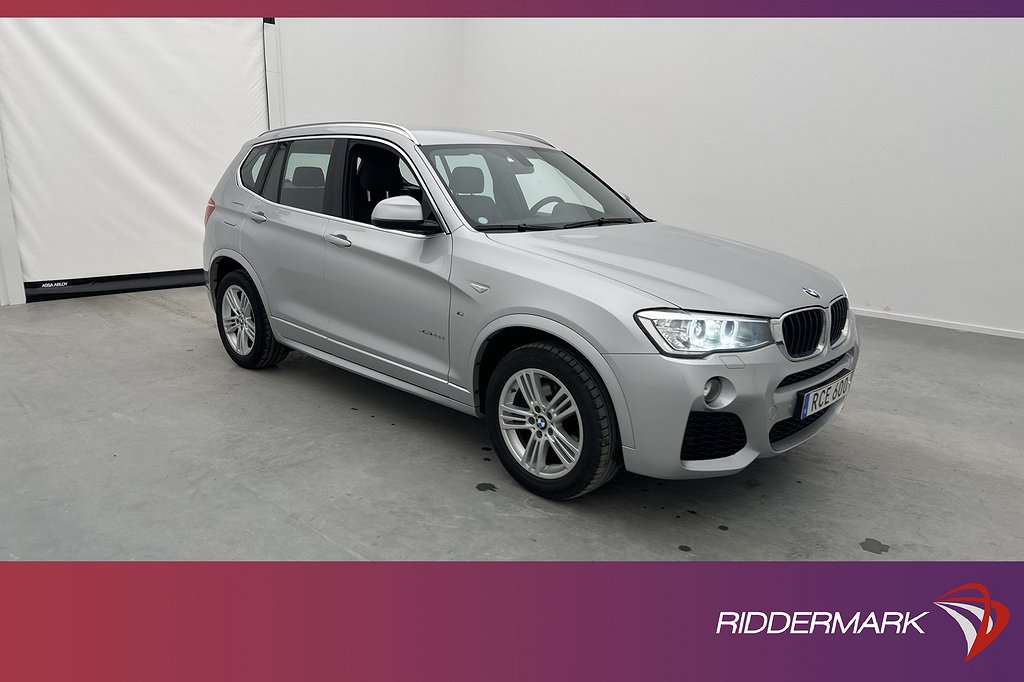 BMW X3 xDrive20d 190hk M Sport HiFi Fjärr-Värmare Skinn Drag