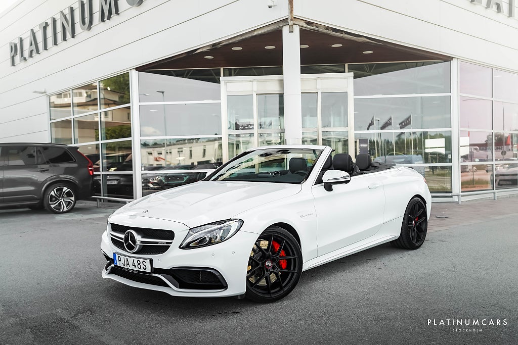 Mercedes-Benz C 63 S AMG Cabriolet / Sportavgas / Burmester 