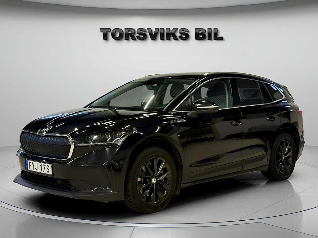 Skoda Enyaq iV iV80, Plus 204HK S&V hjul, Nybytt framruta, 3,95% Ränta - miniatyr 2