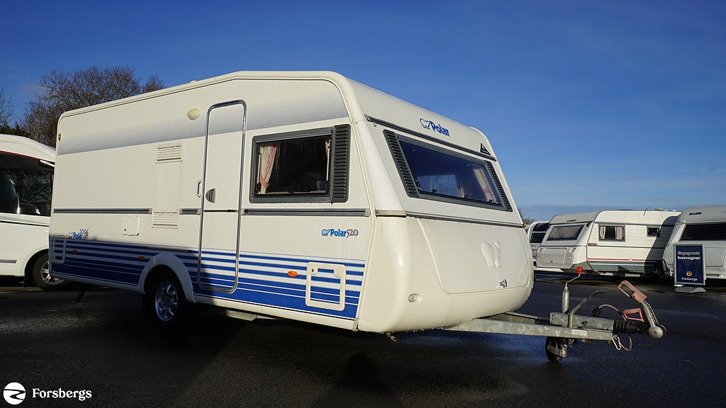 Polar 520 / Alde vattenburen värme inkl. golvvärme / Cykelställ