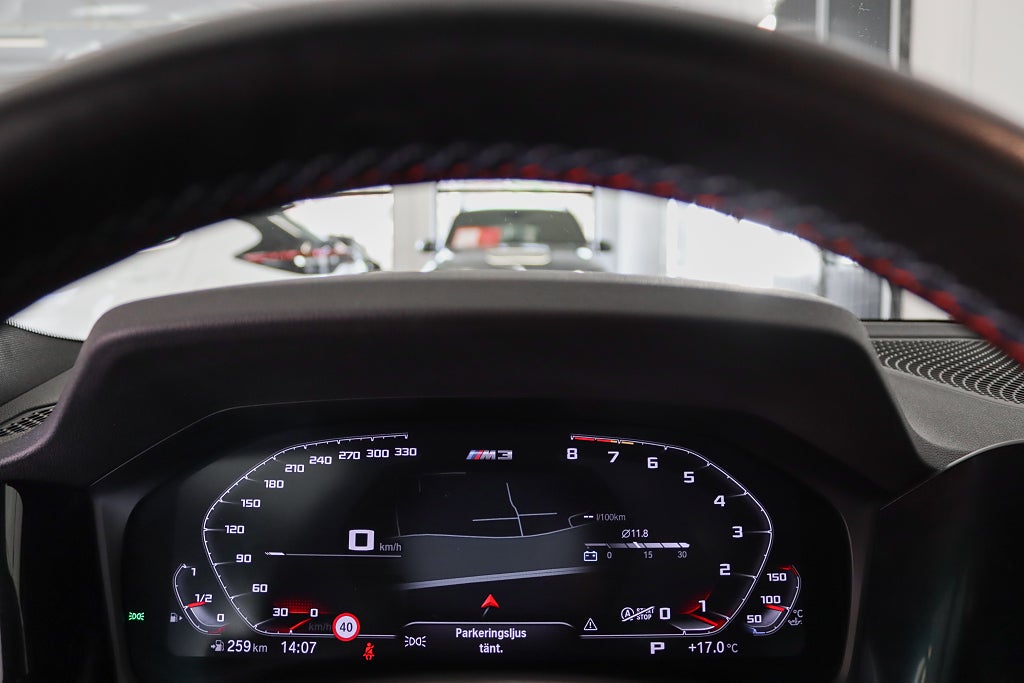 BMW M3 Competition xDrive 1 Ägare H/K M Drive Pro Kolfiber