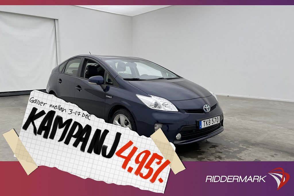 Toyota Prius Hybrid Active JBL M&K-Värm Kame 4,95% Ränta