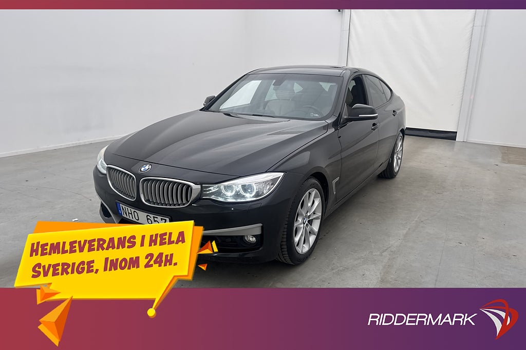 BMW 328 I Gran Turismo 245hk HiFi Dragkrok Skinn Sensorer
