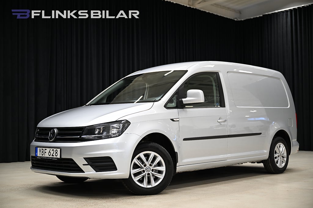 Volkswagen Caddy Maxi DSG 102HK Nedlackad|Inredd|Drag|Värmare|EnÄgare|Leasbar
