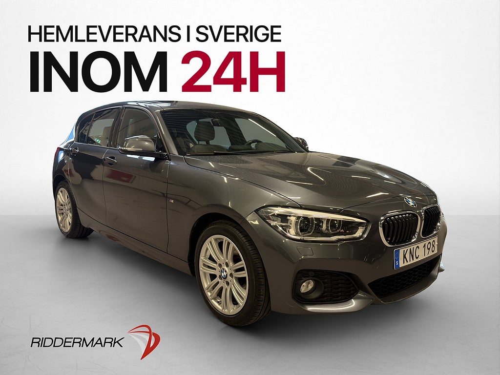 BMW 120 d 190hk M-Sport T-Lucka H/K Dragkrok Skinn
