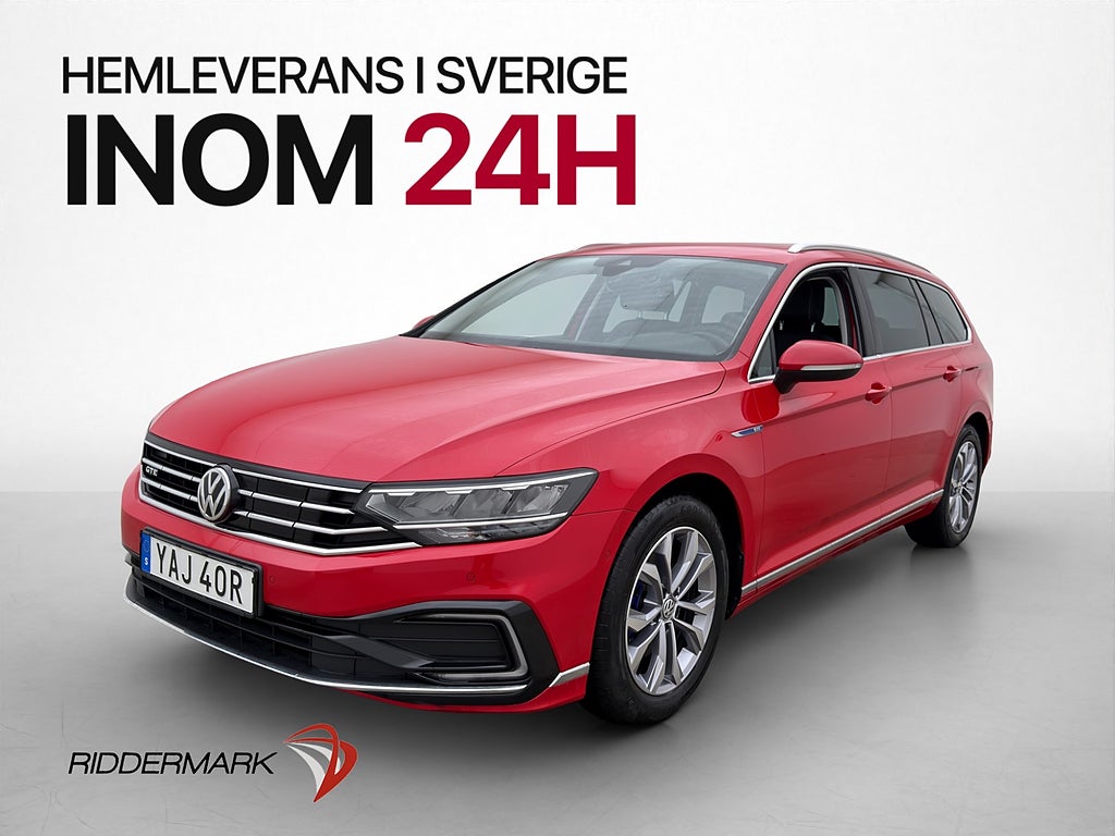 Volkswagen Passat GTE 1.4 TSI Värm Kamera Navi CarPlay Drag