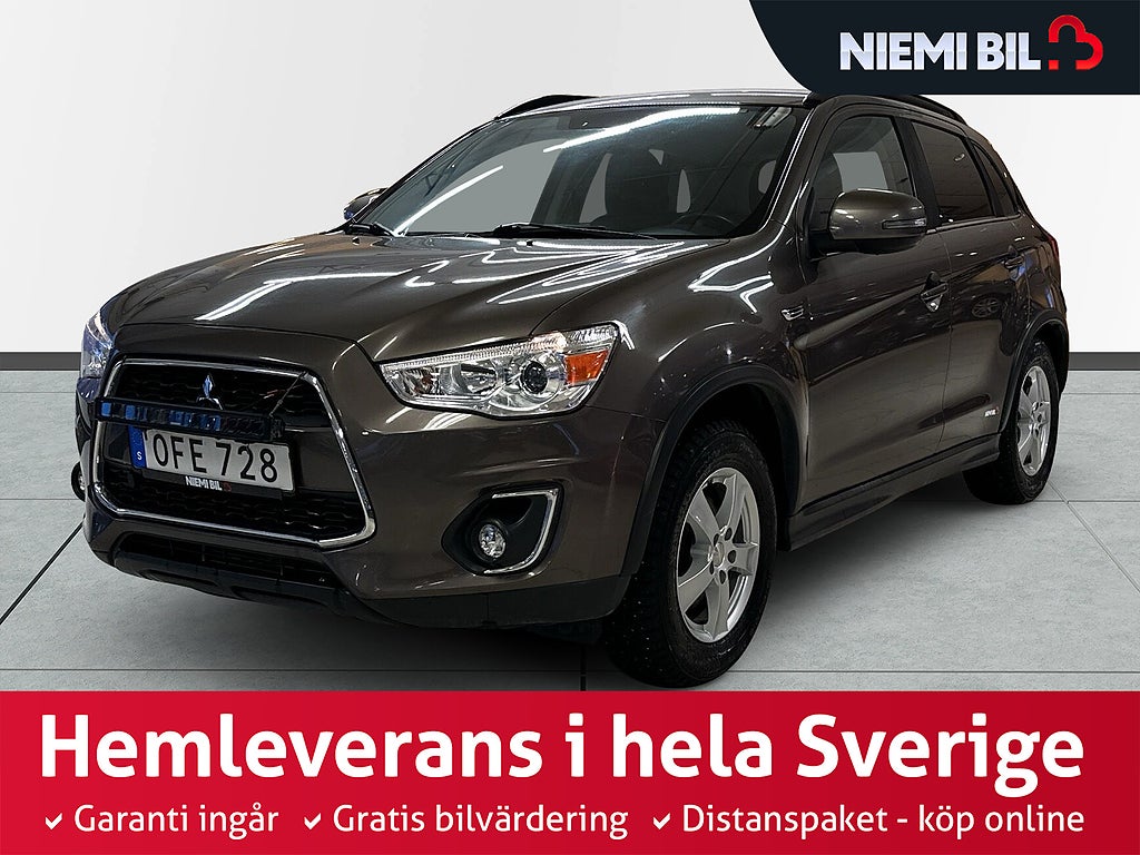 Mitsubishi ASX 2.2 Di-D 4WD Comfort Plus Dragkrok Backkamera Mvärmare S&V-däck