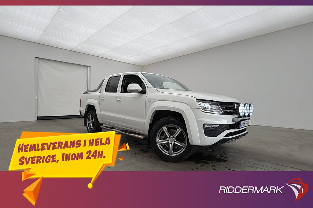 Volkswagen Amarok 3.0 V6 4M Värm Drag CARPLAY Skinn Moms