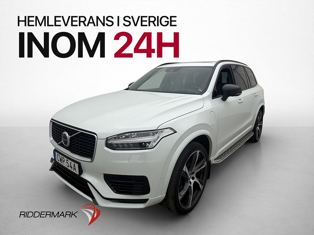 Volvo XC90 T8 AWD R-Design 7-sits B&W Pano 360° Drag