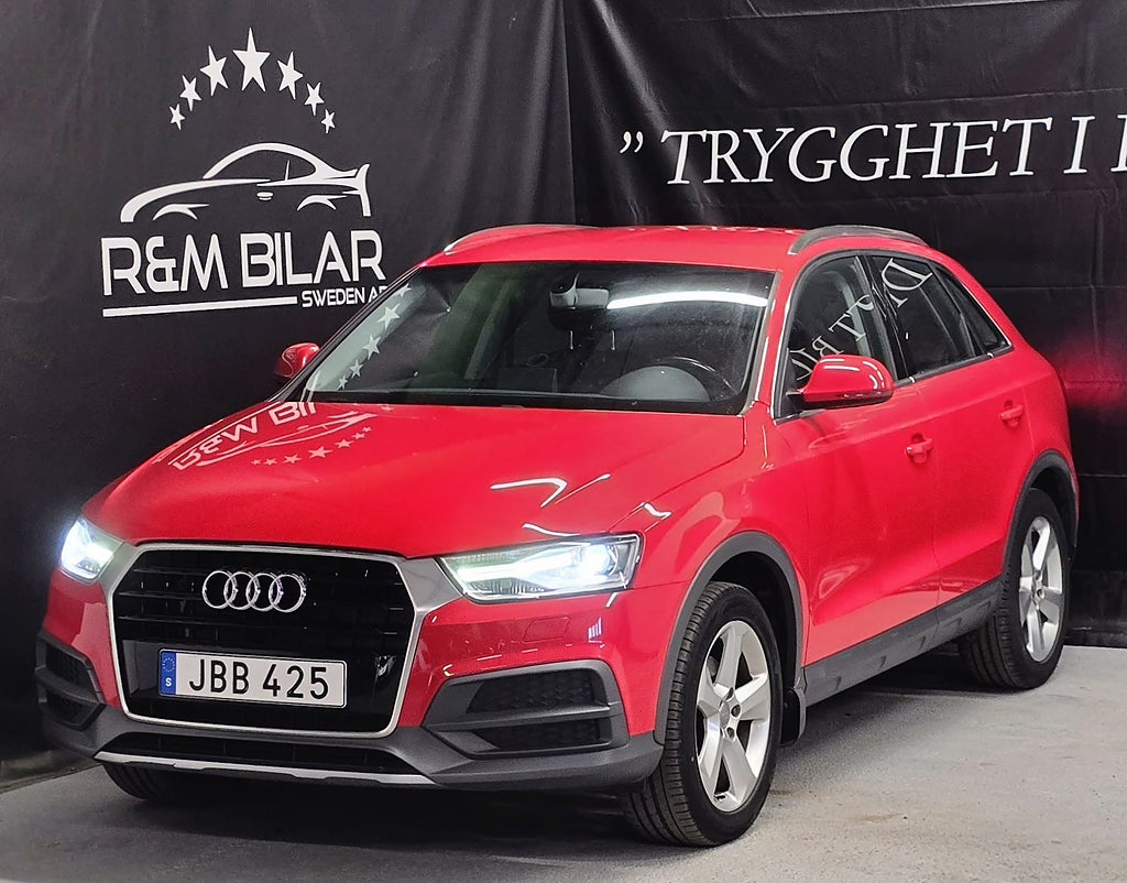 Audi Q3 Sport Edition, Blå-tand, 150HK, P-sens, Fart, Ny Serv!!