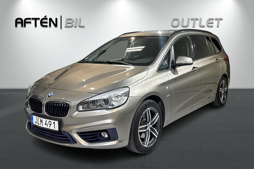 BMW 218 i Gran Tourer Sport line 7-Sits Drag B-kam HiFi Keyless