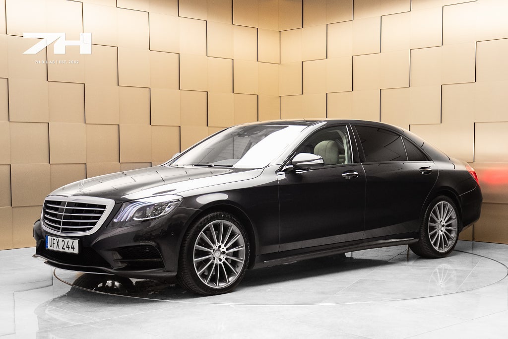 Mercedes-Benz S 350 d Lång 4M AMG / 360 / Burmester® / Sv.Såld