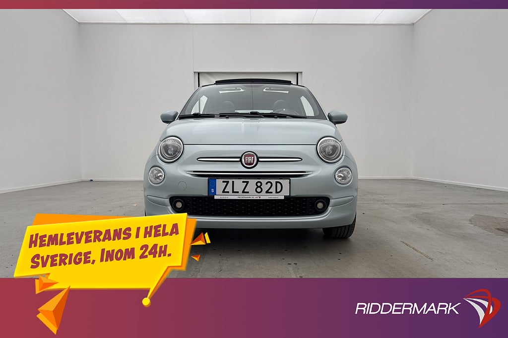 Fiat 500 Hybrid Launch Edition CarPlay Halvskinn P-Sensorer