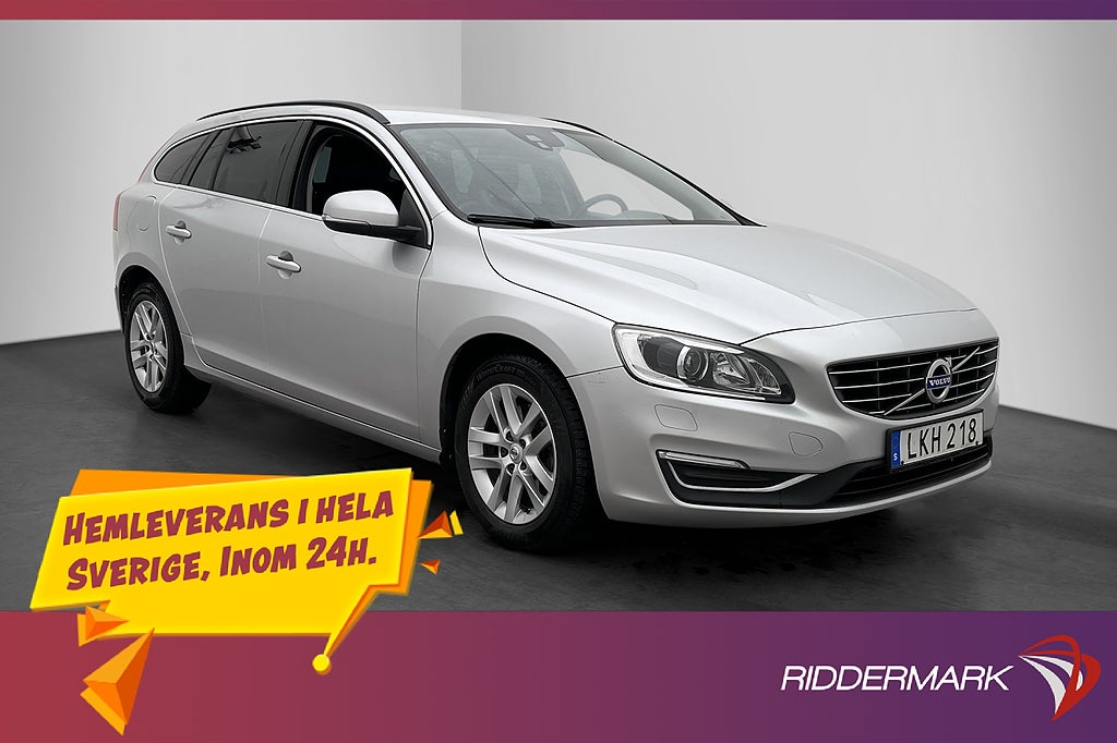Volvo V60 D4 190hk Momentum Värmare VOC Navi Farthållare