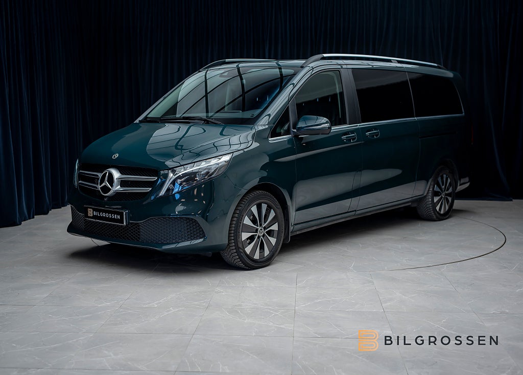 Mercedes-Benz V 220d 8-Sits Avantgarde Lång Värmare 360 FÖRETAGSLEASING