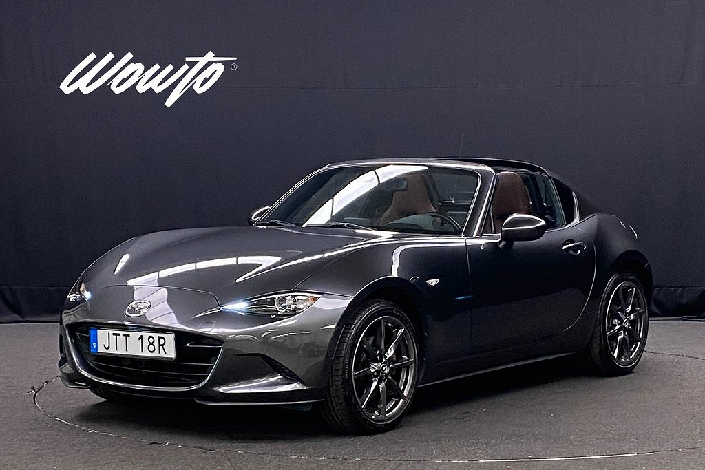 Mazda MX-5 RF Skyactive 2.0 184HK / Läder / Navi / Sv-Såld