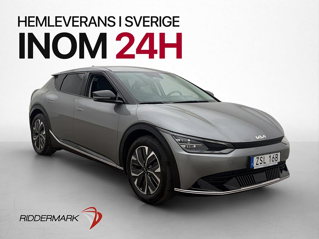 Kia EV6 77.4 kWh AWD PLUS Läder Värmepump Kamera Drag 325hk