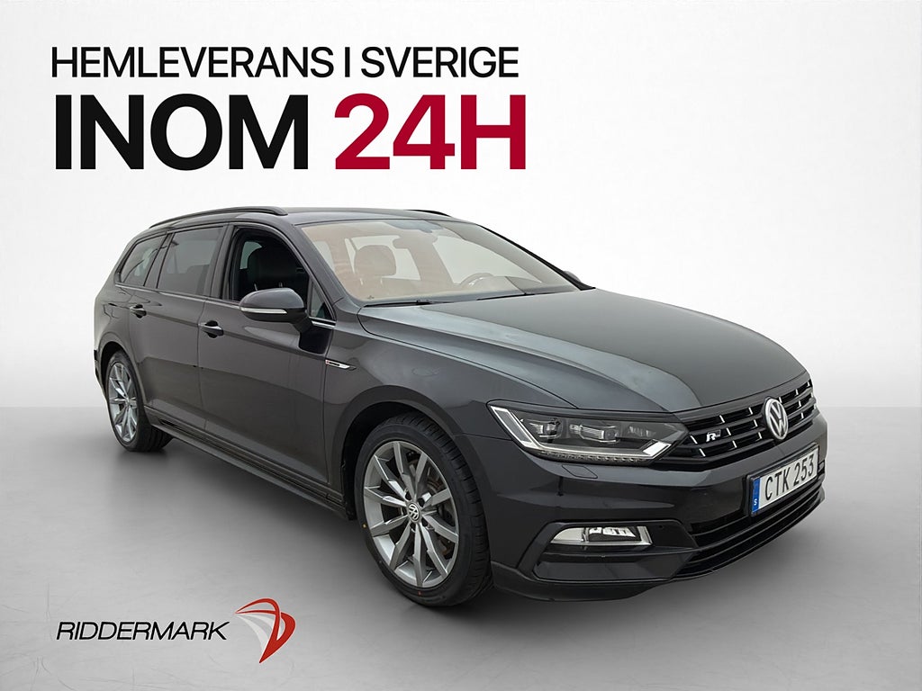 Volkswagen Passat 2.0 TSI 280hk 4M GTR Skinn Kamera Drag