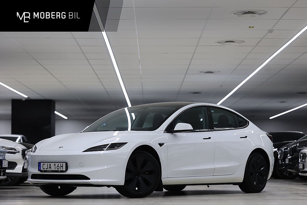 Tesla Model 3 Standard Range *Hjulkampanj!* Pano AP Läder Drag