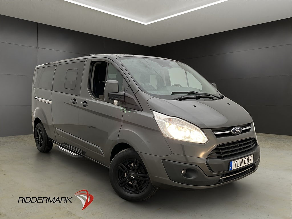 Ford Tourneo Custom Lång Värmare Dragkrok B-Kamera 9-Sits