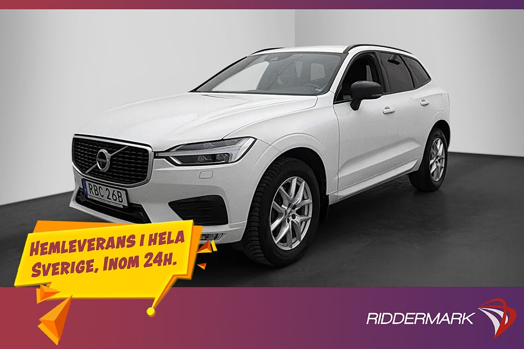 Volvo XC60 B4 AWD R-Design Värm VOC 360° Skinn CarPlay Drag