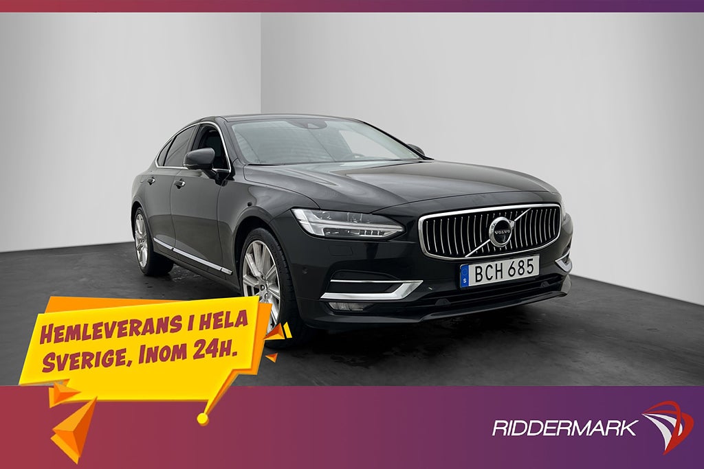 Volvo S90 T5 Inscription HUD Taklucka Läder BLIS 360° 4-Zons
