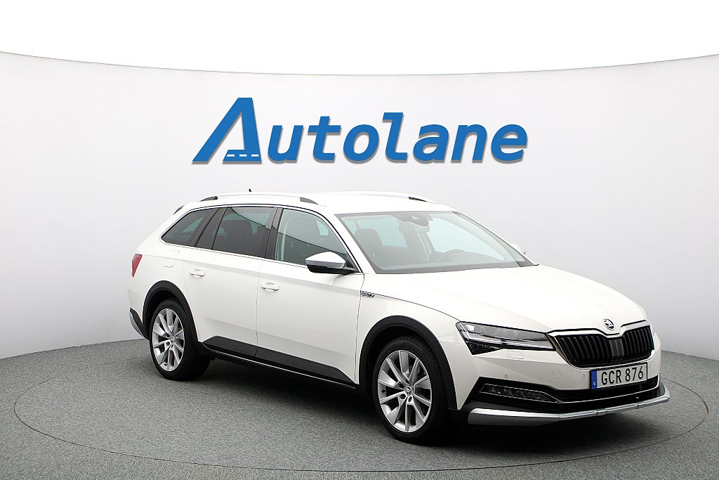 Skoda Superb Scout 2.0 TDI 4x4, Värmare, Canton, Drag 200hk