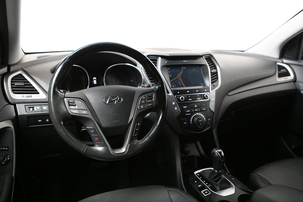 Hyundai Santa Fe 2,2 CRDi Premium AWD Aut Navi Skinn Drag 2017