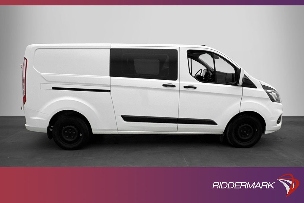 Ford transit-custom CrewVan 170hk Värmare Drag CARPLAY Moms