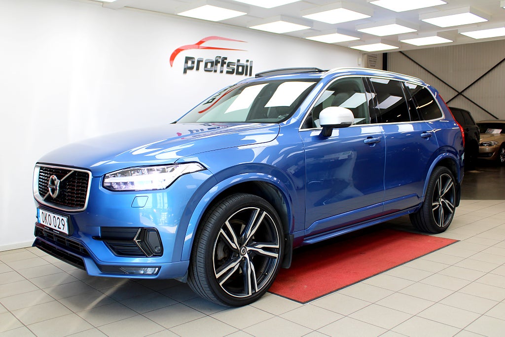 Volvo XC90 D5 AWD R-Design Navi B-Kamera Pano 7-Sits Drag 235hk
