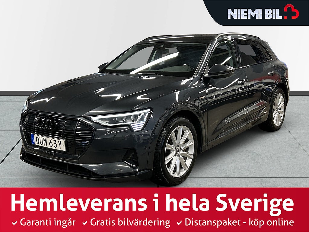 Audi E-Tron 55 quattro 95kW Kamera/Drag/Appvärme/S&V-däck/Navi