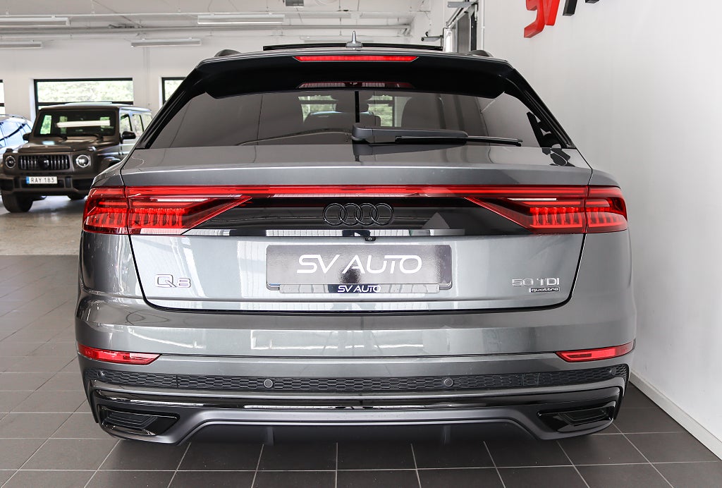 Audi Q8 50 TDI Quattro S Line B&O Panorama Matrix Värmare
