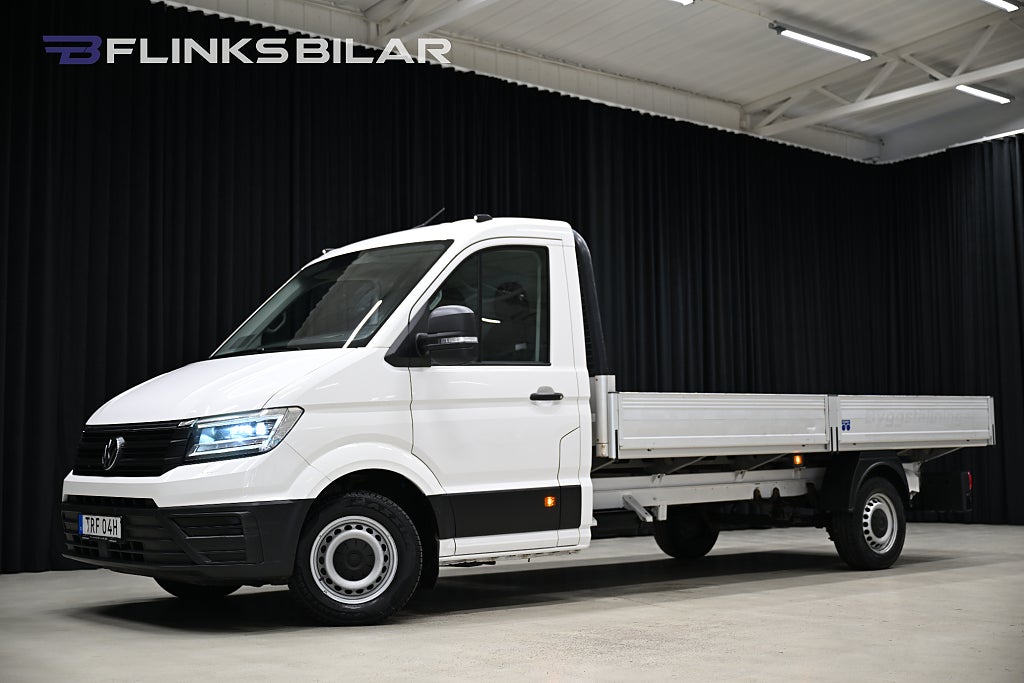 Volkswagen Crafter 2.0 TDI 140HK L4 Långflak|Drag|Värmare|Kambytt|Leasbar
