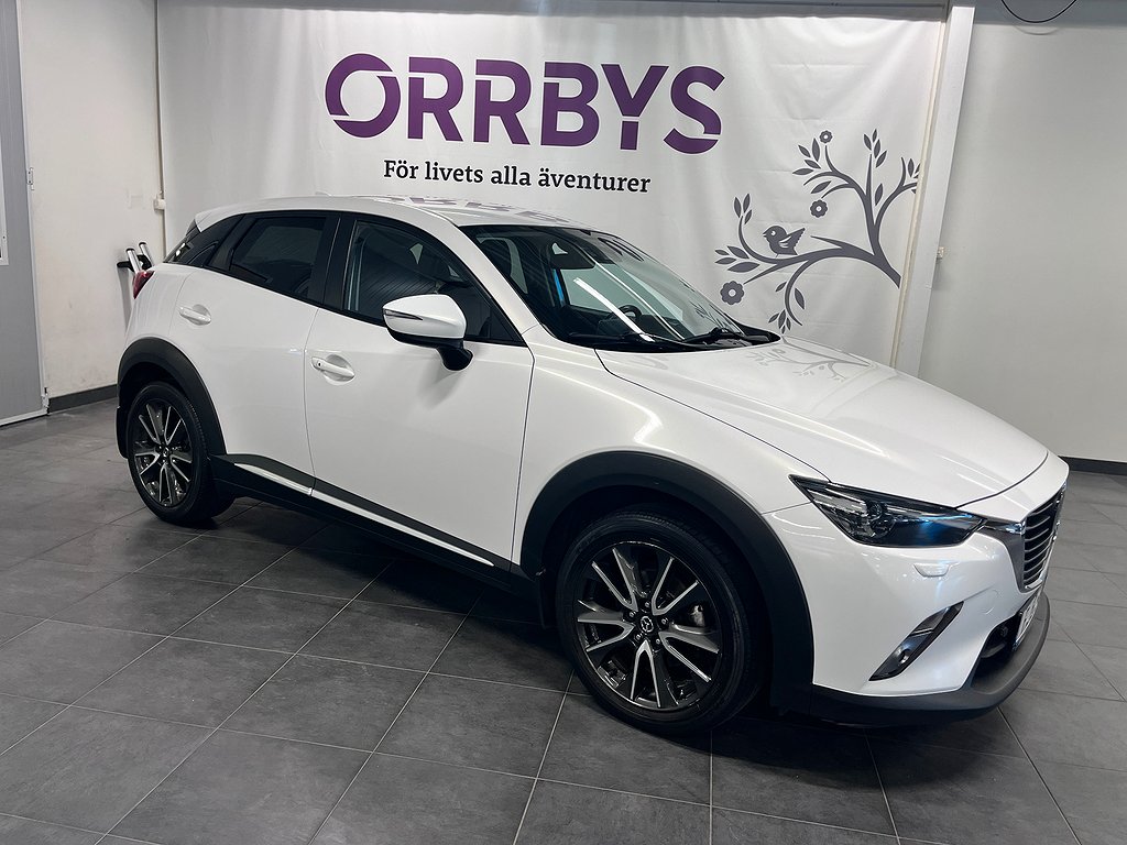 Mazda CX-3 2.0 SKYACTIV-G AWD, Optimum Drag Skinn Bose Nav 