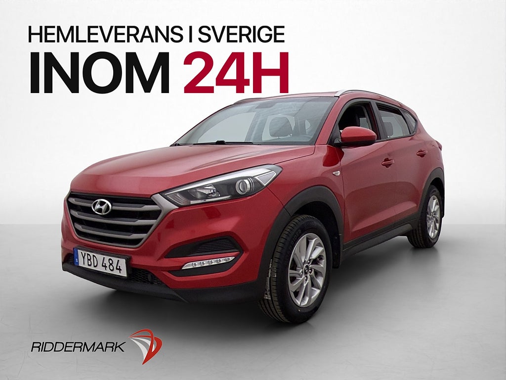 Hyundai Tucson 1.6 GDI 132hk Select Dragkrok M&K-Värmare