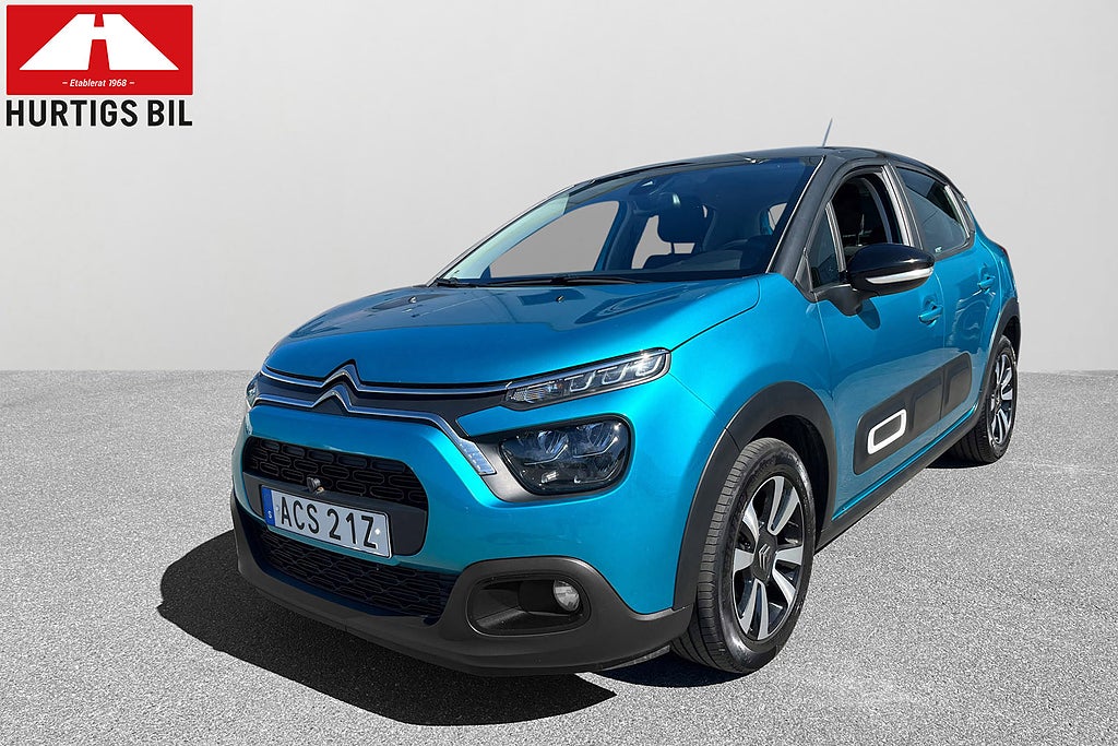 Citroën C3 1.2 PureTech 83 Shine -Värmare - Carplay