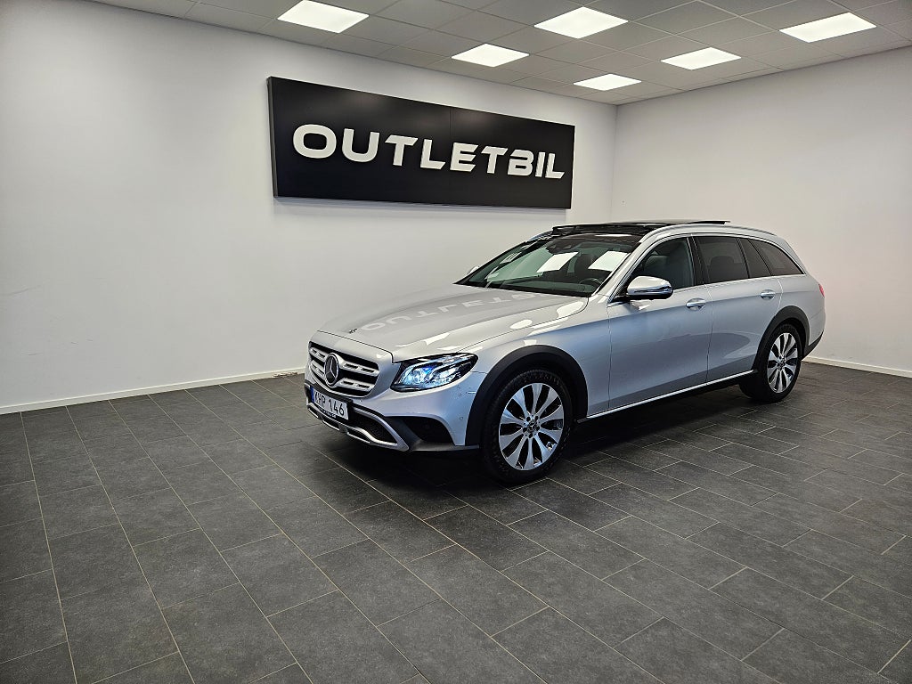 Mercedes-Benz E All-Terrain 220d 4MATIC Läder Panorama Värmare Drag 1äg