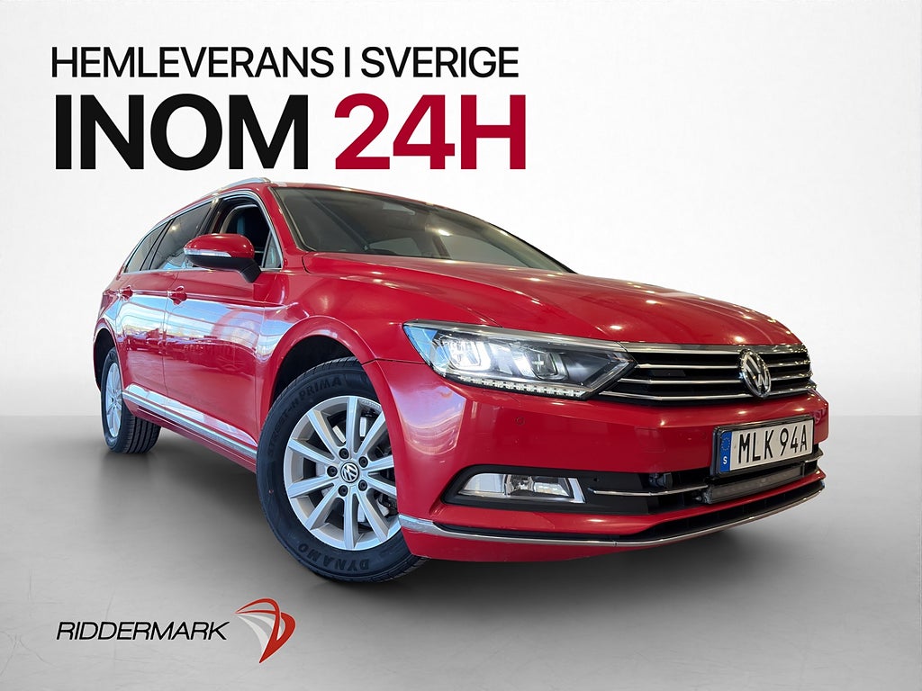 Volkswagen Passat 2.0 TDI 190hk 4M Cockpit M-värmare Skinn