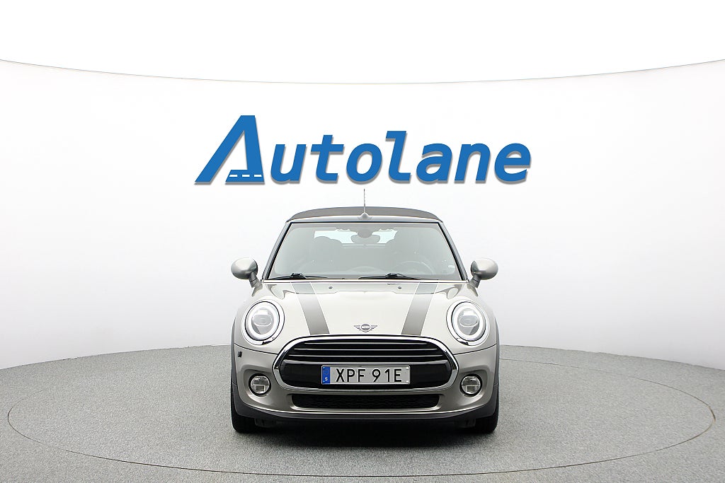 MINI Cooper Convertible DCT Pepper II, PDC, Låg skatt 136hk